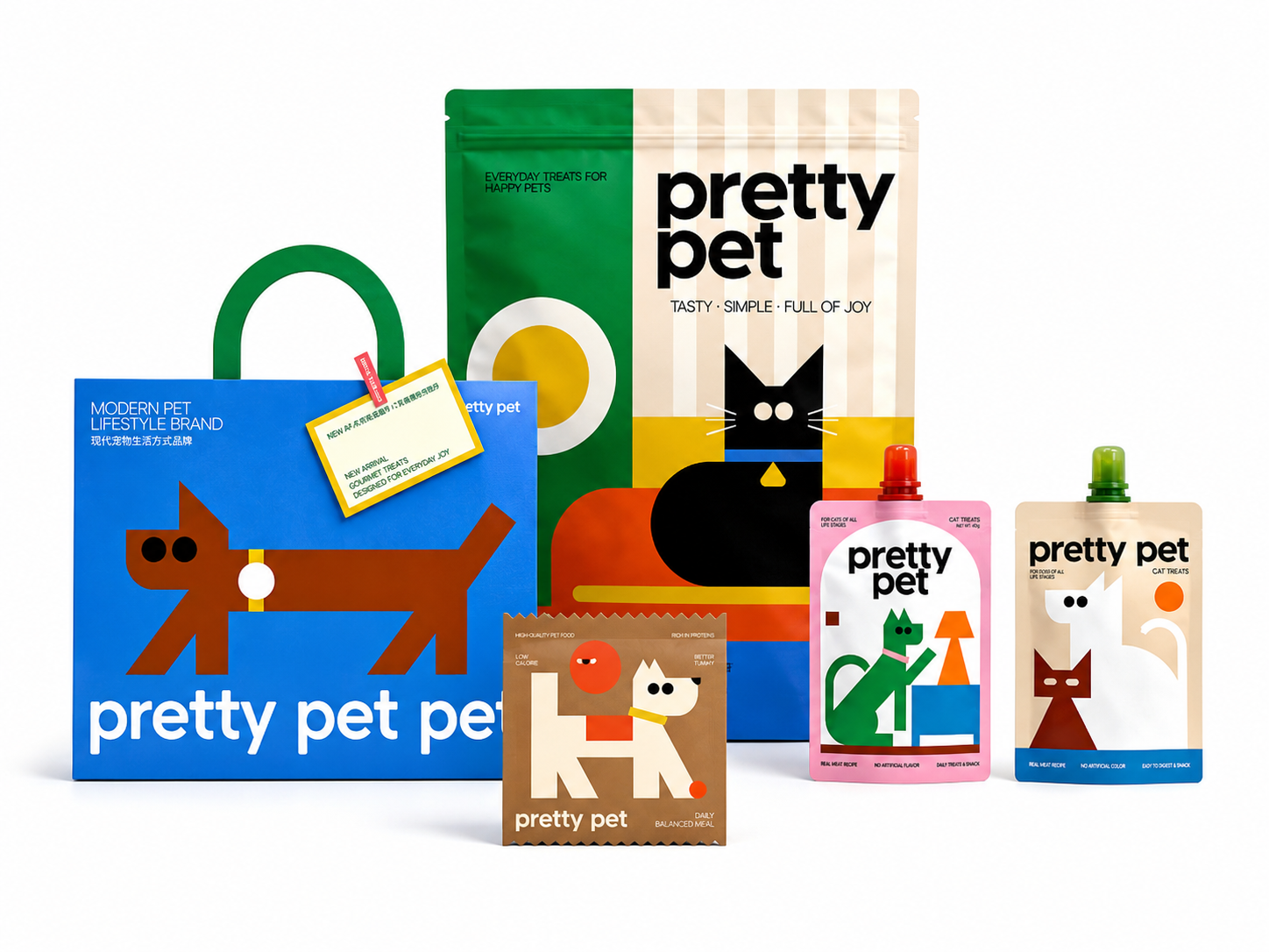 Pretty Pet 宠物零食包装设计