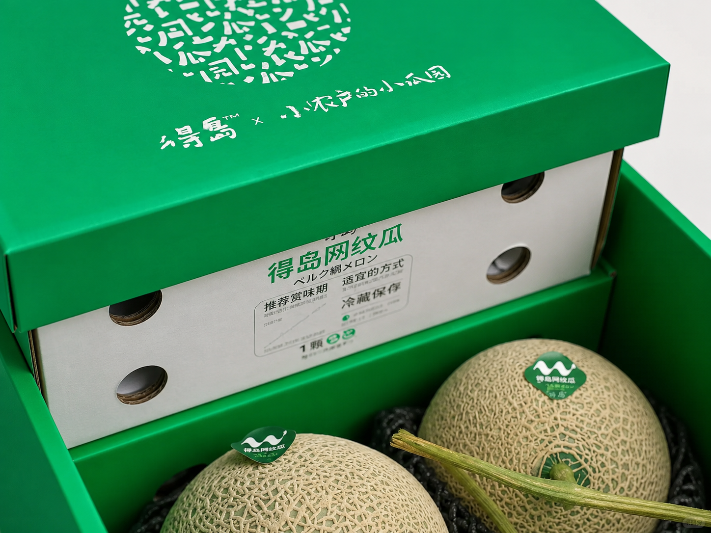 得岛哈密瓜包装设计