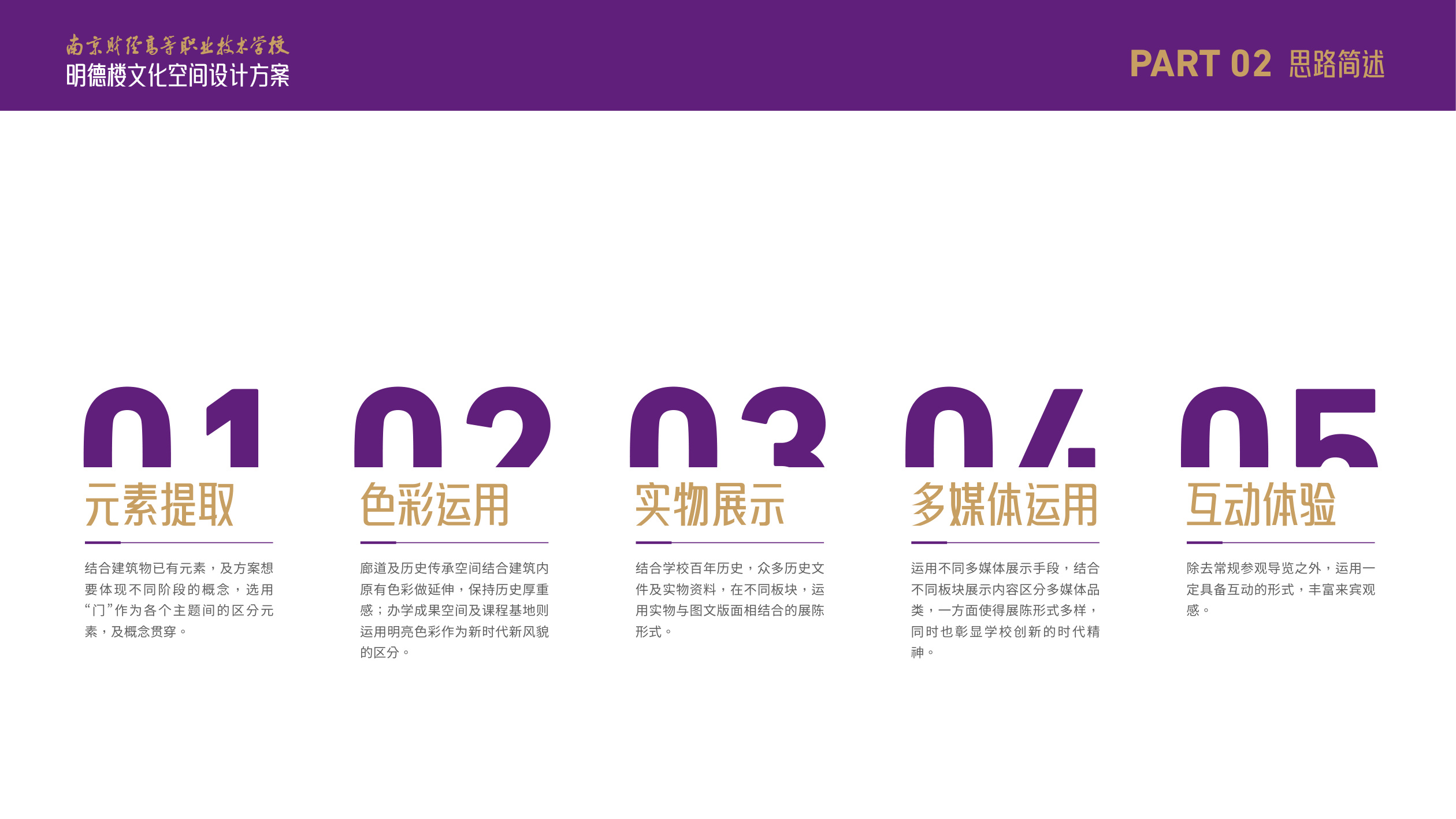 南京财经明德楼文化空间设计方案 空间设计第 6 页