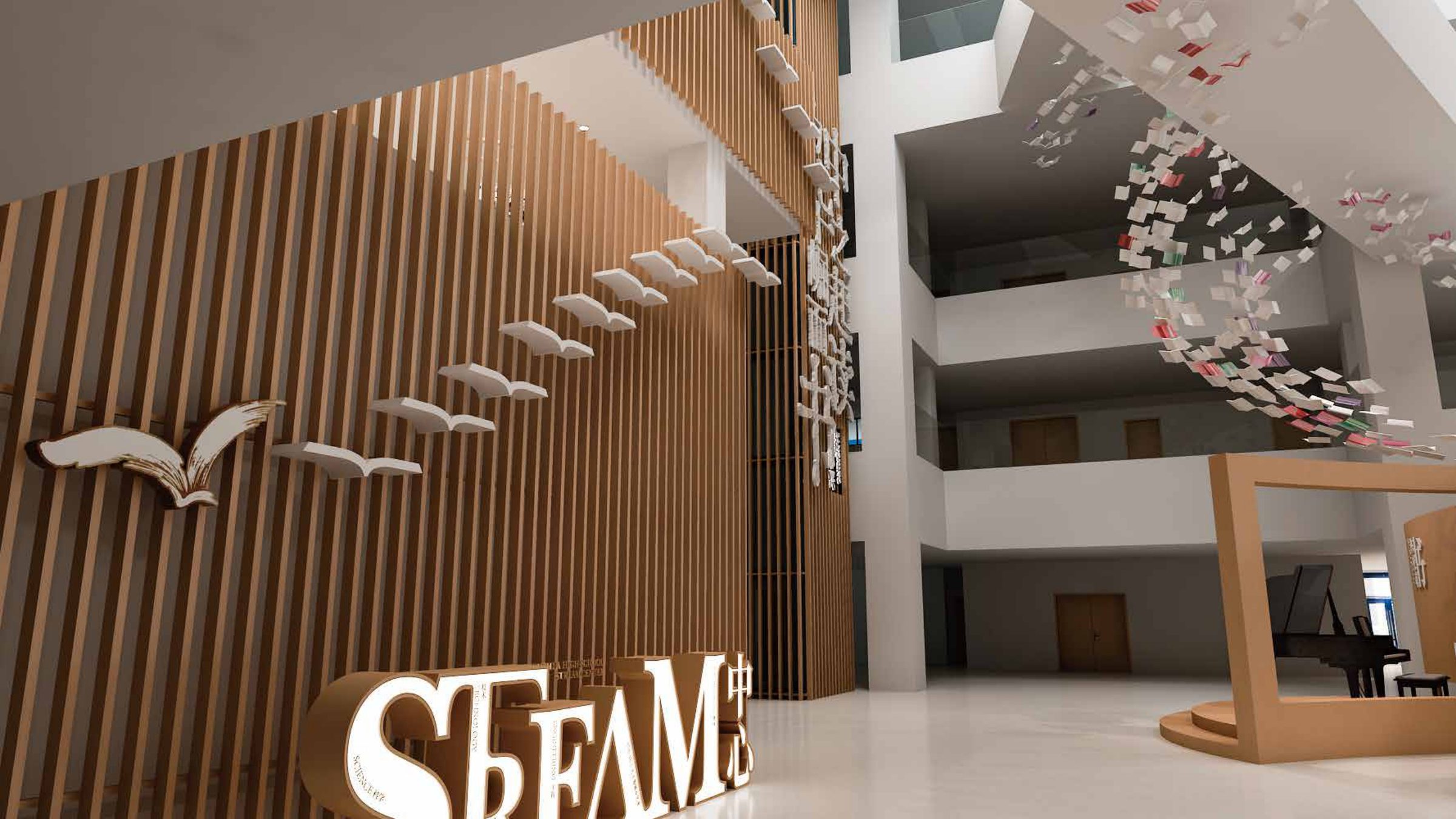 中华中学Stream空间一楼大厅策划设计方案 空间设计第 33 页
