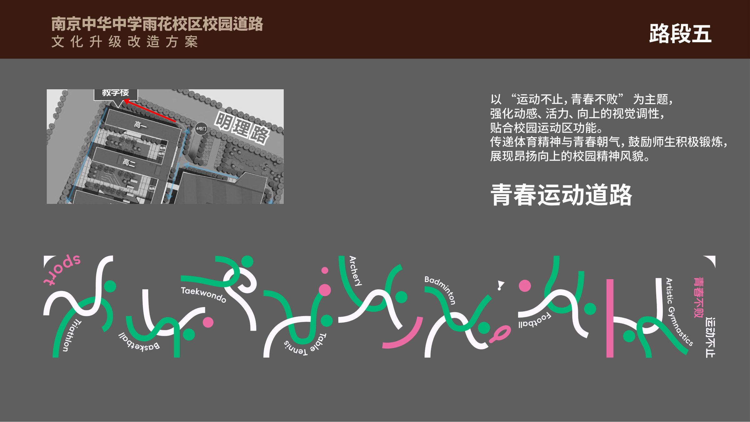 南京中华中学雨花校区校园道路文化升级改造方案 空间设计第 11 页